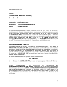 Bogotá 4 de Abril de 2012 Señores: JUZGADO PENAL MUNICIPAL