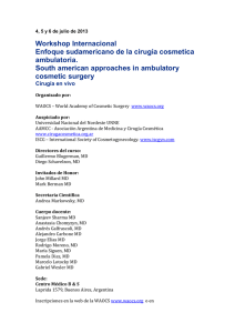 Programa - Asociacion Argentina de Medicina y Cirugia Cosmetica