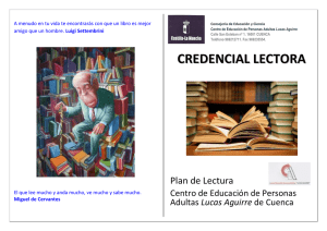 CREDENCIAL LECTORA - Centro de Profesores de Cuenca