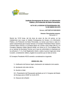 VP 12 de Enero 2015EXT - Instituto Duranguense de Acceso a la