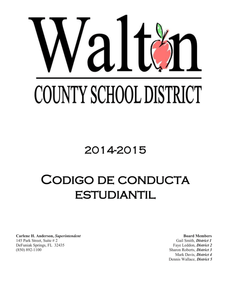 formularios del distrito escolar de walton county