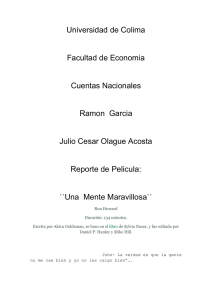Universidad de Colima Facultad de Economia Cuentas Nacionales