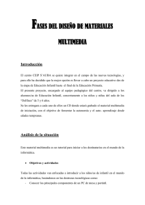 FASES DEL DISE&Ntilde;O DE MATERIALES MULTIMEDIA