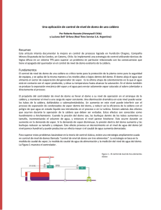 Una aplicación de control de nivel de domo de una... Resumen