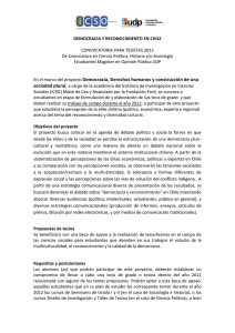 Convocatoria para tesistas 2012 - Instituto de Investigación en