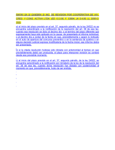 Doctrina plenaria del fallo "Rafiki" (CNCom., 28/2/06).