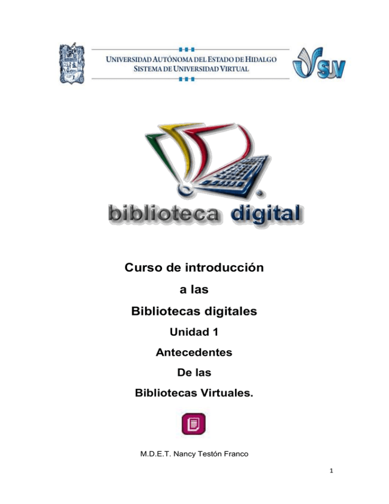 Antecedentes De Las Bibliotecas Digitales