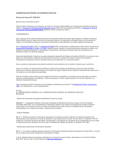 ADMINISTRACIÓN FEDERAL DE INGRESOS PÚBLICOS Resolución General N° 3622/2014