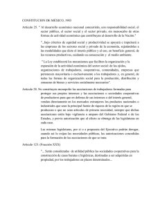 CONSTITUCION DE MÉXICO, 1983 Artículo 25. " Al desarrollo
