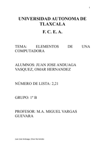 UNIVERSIDAD AUTONOMA DE TLAXCALA F. C. E. A.