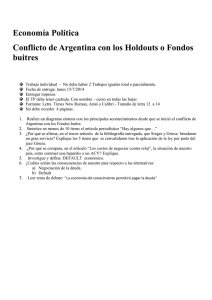 TP- Argentina Fondos Buitres - 6º2º Prof. Nancy González