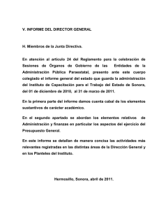 V - Gobierno del Estado de Sonora