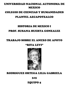 UNIVERSIDAD NACIONAL AUTONOMA DE MEXICO COLEGIO DE CIENCIAS Y HUMANIDADES PLANTEL AZCAPOTZALCO