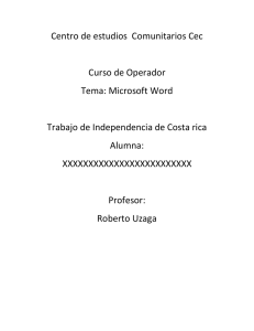 Tema: Microsoft Word