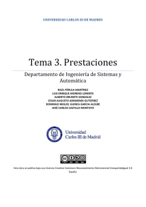 Tema 3. Prestaciones - Universidad Carlos III de Madrid