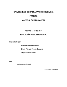 UNIVERSIDAD COOPERATIVA DE COLOMBIA PEREIRA