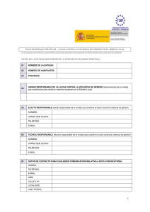 Ficha de buenas prácticas - Federación de Municipios y Provincias