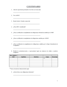 Cuestionario - Banco ProCredit