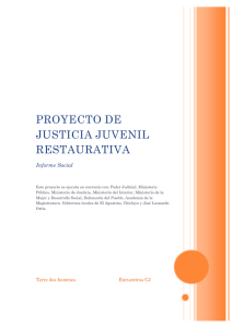 Informe Social - Justicia Juvenil Restaurativa