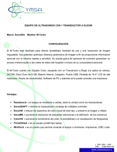 EQUIPO DE ULTRASONIDO CON 1 TRANSDUCTOR A ELEGIR