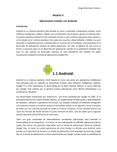 Modulo V. Aplicaciones móviles con Android.
