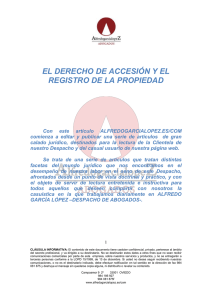 derecho de accesión - Alfredo García López