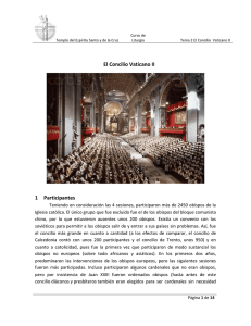 El Concilio Vaticano II - Misioneros del Espíritu Santo en Morelia