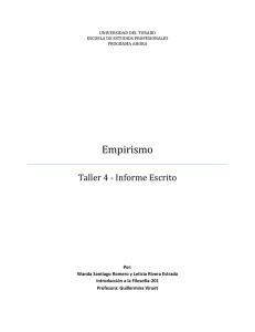 Empirismo Taller 4 - Informe Escrito