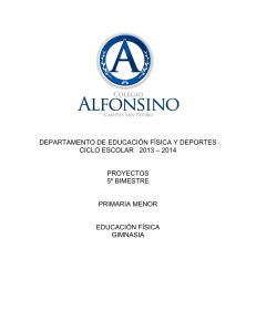 DEPARTAMENTO DE EDUCACIÓN FÍSICA Y DEPORTES – 2014