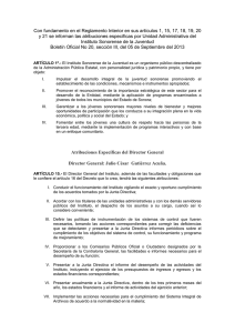 Atribuciones Específicas - Gobierno del Estado de Sonora