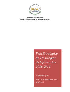 Plan-Estrategico-TI 2010-2014 662KB Jan 27 2012 10