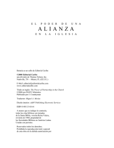 el poder de una ALIANZA en la iglesia Betania es un sello de