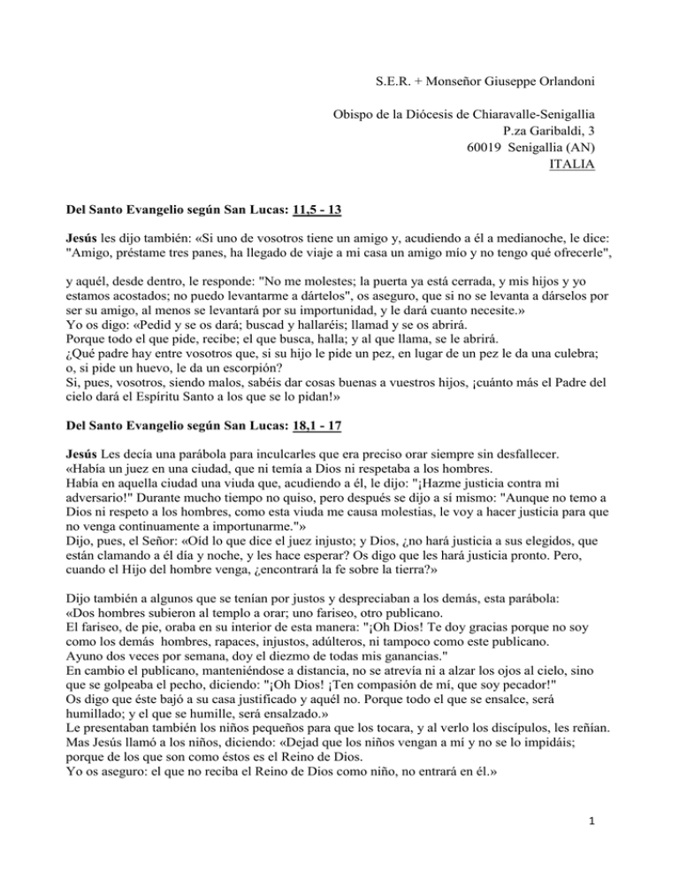 A Su E R GIUSEPPE ORLANDONI