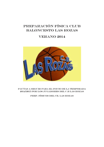 preparación física club baloncesto las rozas verano 2014