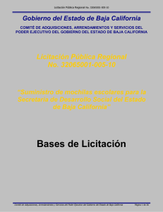 Bases mochilas 005-10 - Gobierno del Estado de Baja California
