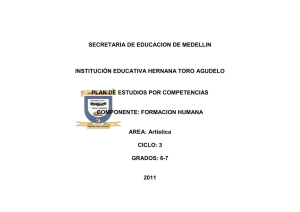 ARTISTICA CICLO 3 - INSTITUCION EDUCATIVA HERNAN
