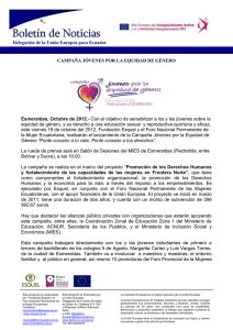 Delegación de la Unión Europea para Ecuador CAMPAÑA