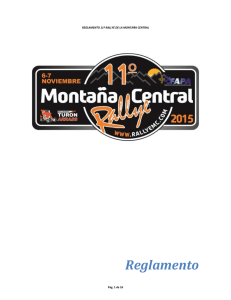 Word - Rallye Montaña Central