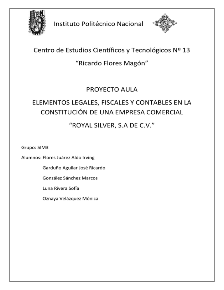 Instituto Politécnico Nacional Centro De Estudios Científicos Y ...