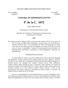 P. de la C.  1872 CÁMARA DE REPRESENTANTES