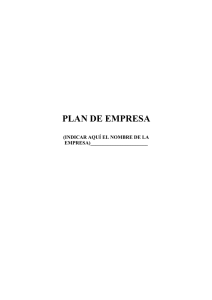 Plan de Empresa.