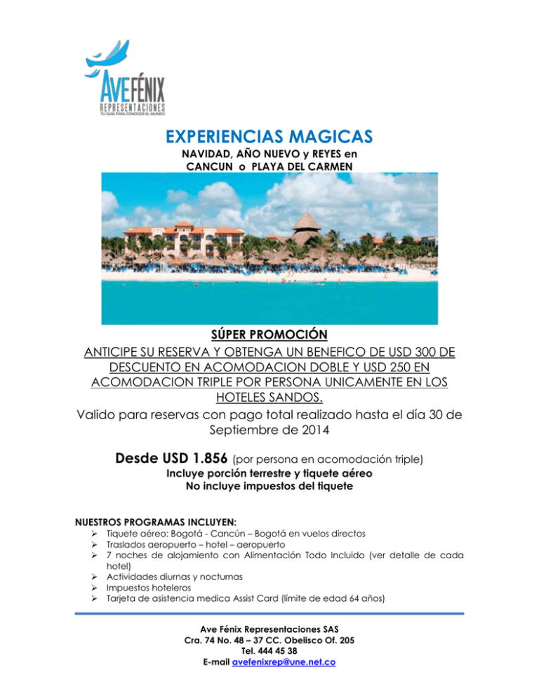 EXPERIENCIAS MAGICAS