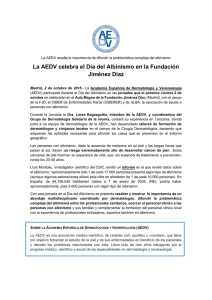 NP_La AEDV celebra el Día del Albinismo en la Fundación Jiménez