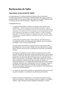 Declaración de Salto - Sociedad de Neurología del Uruguay