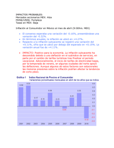 IMPACTOS PROBABLES: - MONEX Grupo Financiero