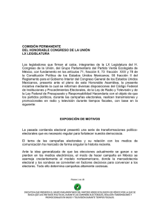 CÁMARA DE DIPUTADOS - Partido Verde Ecologista de México
