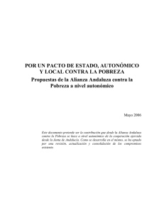 La CAONGD forma parte de la Alianza española contra la pobreza