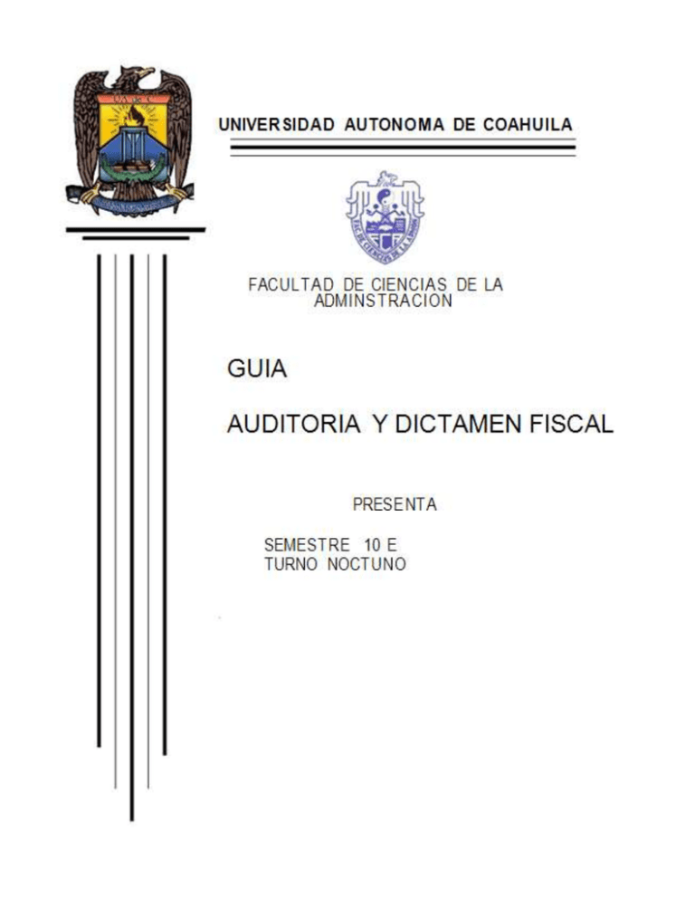 Guia Auditoria Y Dictamen Fiscal