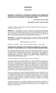 CONVENIOS - Consejo de la Magistratura de la Ciudad Autónoma
