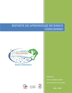 REPORTE DE APRENDIZAJE DE BANCO CHINCHORRO